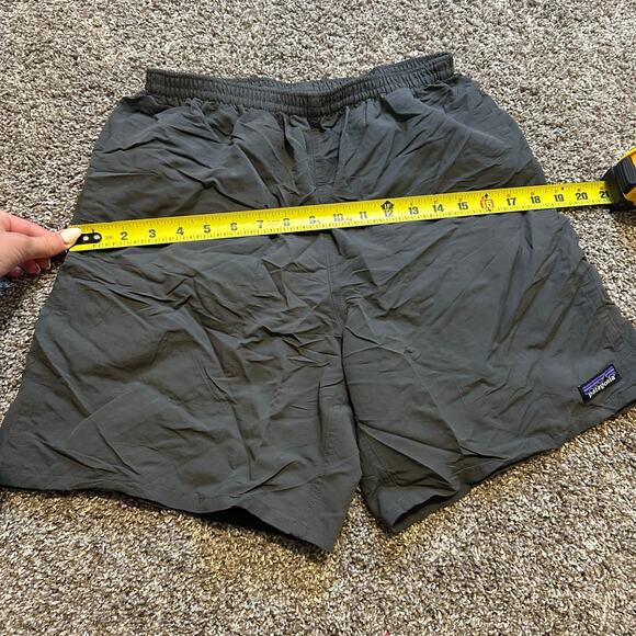 PATAGONIA Men's Baggies Longs 7" Size S In Forge Grey - Picture 7 of 12